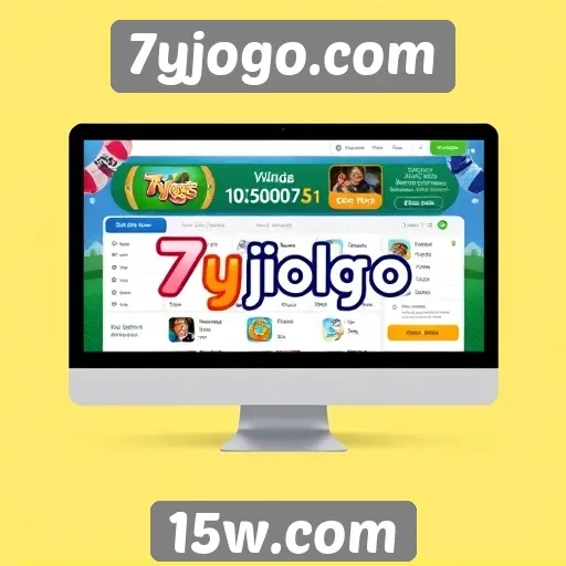 Interface do usuário do site 7yjogo em revisão